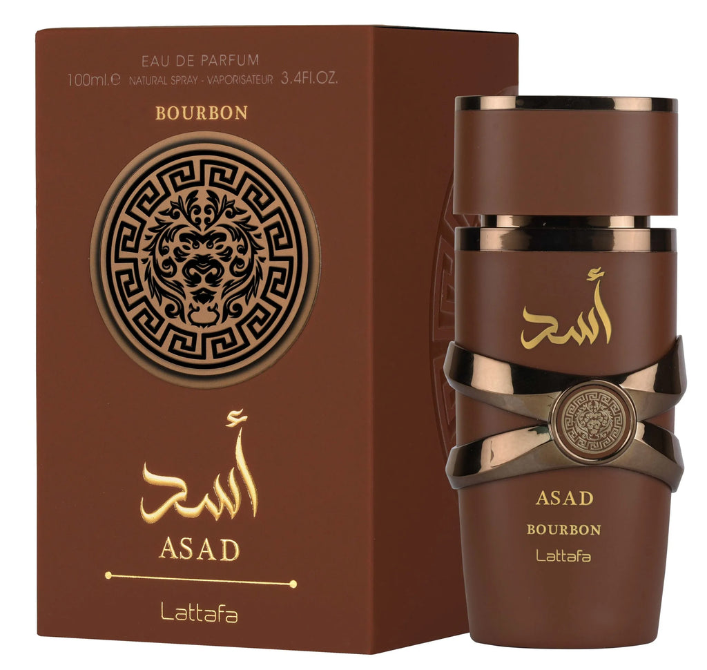 Asad Bourbon by Lattafa Perfumes – Oriental Spicy Fragrance for Men | 100ml