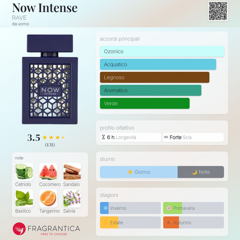 Now Intense 100ml Lattafa